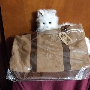 NWT Styled traditional waxed canvas tote